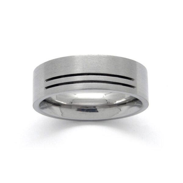 Anillo acero hombre Marcello